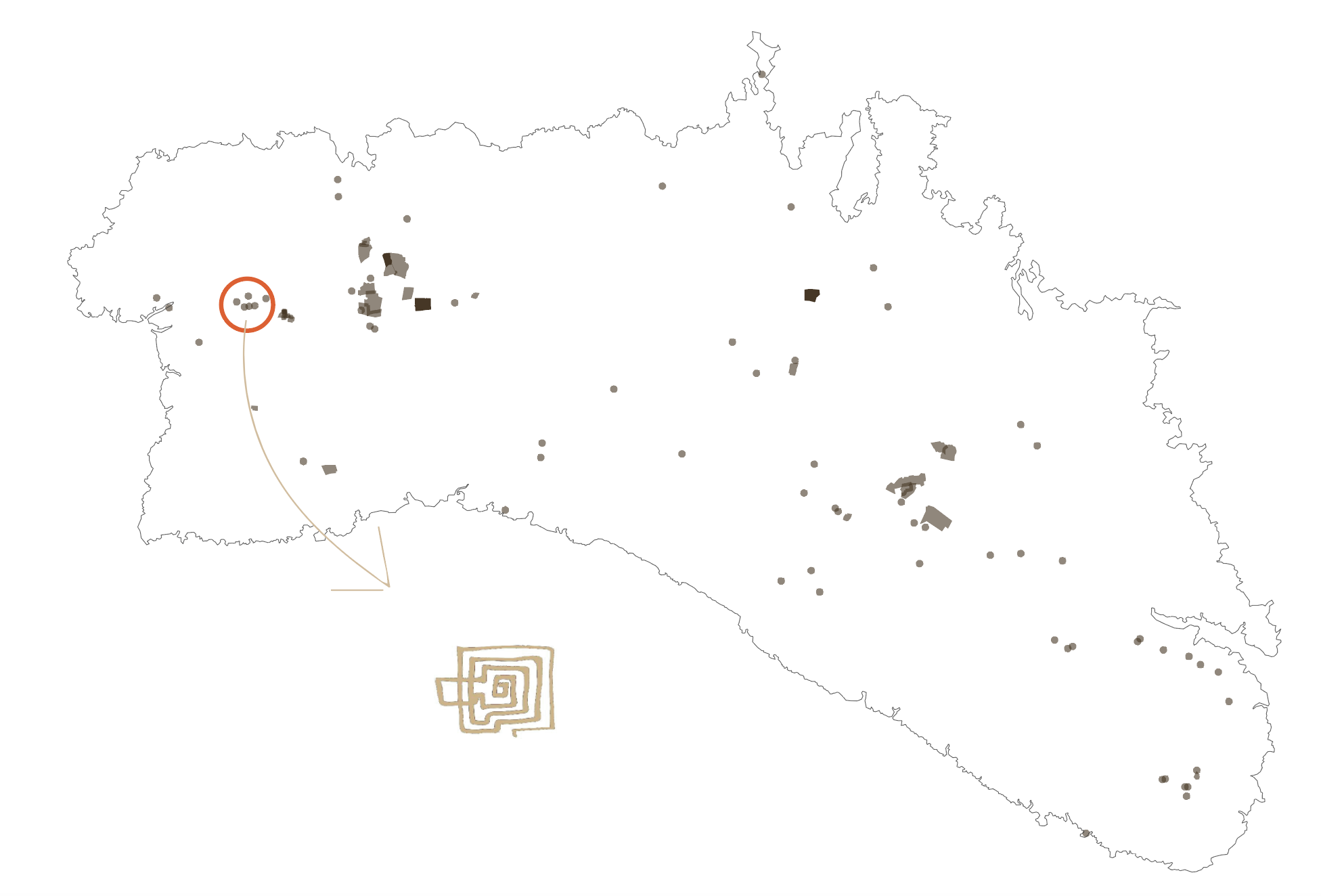 mapa de Menorca